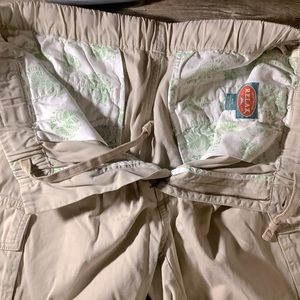 Tommy Bahama khaki shorts.